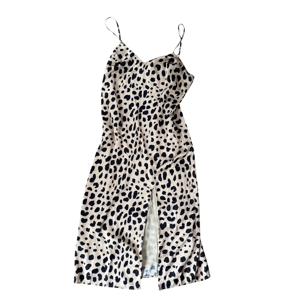 Satin Leopard Print Cami Top Sleeveless Animal Print Tank Tan Black
